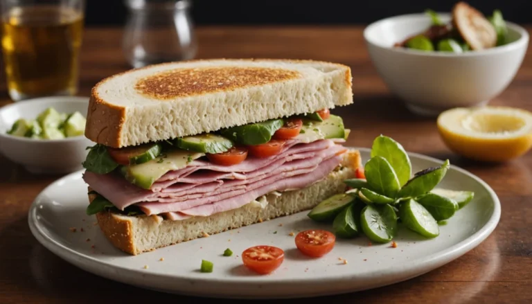 sandwich pain de mie jambon